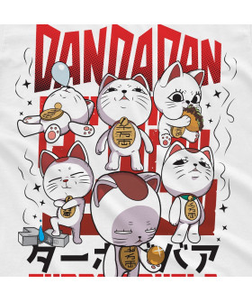 Чорна чоловіча футболка з аніме-принтом «T-shirt DanDaDan - Turbo Abuela»