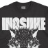 Чорна чоловіча футболка з аніме-принтом «T-shirt Demon Slayer - Inosuke Face»