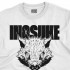Біла чоловіча футболка з аніме-принтом «T-shirt Demon Slayer - Inosuke Face»