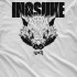 Біла чоловіча футболка з аніме-принтом «T-shirt Demon Slayer - Inosuke Face»