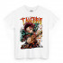 Біла чоловіча футболка з аніме-принтом «T-shirt Demon Slayer - Tanjiro Art»