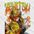 Біла чоловіча футболка з аніме-принтом «T-shirt Demon Slayer - Zenitsu Art»
