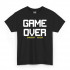 Чорна чоловіча футболка з аніме-принтом «T-shirt Divertenti - Game Over»