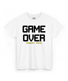 Футболка біла з принтом «T-shirt Divertenti - Game Over»