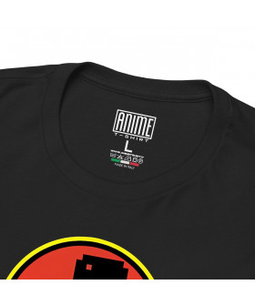 Чорна чоловіча футболка з аніме-принтом «T-shirt Film - No Internet»