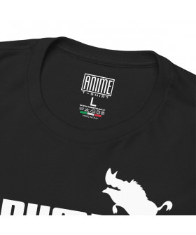 Чорна чоловіча футболка з аніме-принтом «T-shirt Divertenti - Pumba»