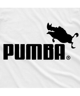 Чорна чоловіча футболка з аніме-принтом «T-shirt Divertenti - Pumba»