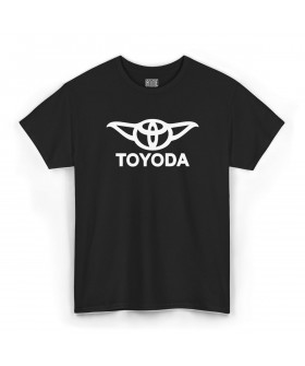 Чорна чоловіча футболка з аніме-принтом «T-shirt Divertenti - Toyoda»