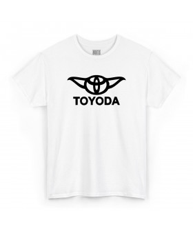 Біла чоловіча футболка з аніме-принтом «T-shirt Divertenti - Toyoda»