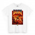 Біла чоловіча футболка з аніме-принтом «T-shirt Doom - Doom Alien»