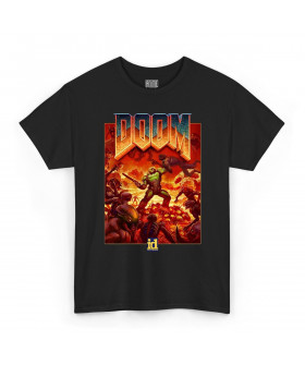 Футболка біла з принтом «T-shirt Doom - Doom Alien»