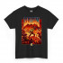 Біла чоловіча футболка з аніме-принтом «T-shirt Doom - Doom Alien»