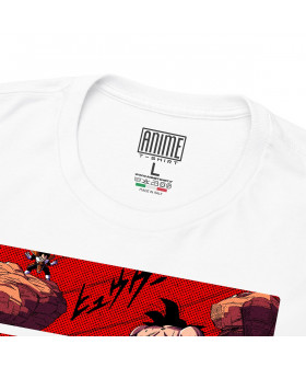 Футболка біла з принтом «T-shirt Dragon Ball - Goku Vs Vegeta»
