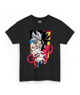 Чорна чоловіча футболка з аніме-принтом «T-shirt Dragon Ball - Super Goku»