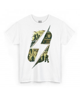Чорна чоловіча футболка з аніме-принтом «T-shirt Fallout - Story»