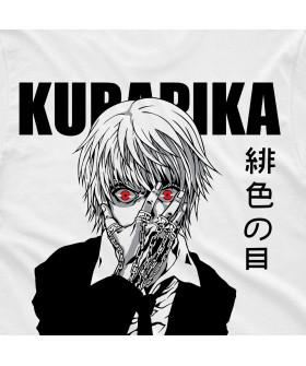 Чорна чоловіча футболка з аніме-принтом «T-shirt Hunter x Hunter - Kurapika»