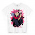 Чорна чоловіча футболка з аніме-принтом «T-shirt Jujutsu Kaisen - Sukuna Mask»
