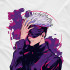 Чорна чоловіча футболка з аніме-принтом «T-shirt Jujutsu Kaisen - Satoru Gojo»