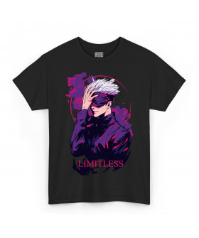 Біла чоловіча футболка з аніме-принтом «T-shirt Jujutsu Kaisen - Satoru Gojo»