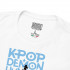 Біла чоловіча футболка з аніме-принтом «T-shirt K-Pop Demon Hunter - Derpy & Sussie»