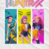 Чорна чоловіча футболка з аніме-принтом «T-shirt K-Pop Demon Hunter - Huntrix»