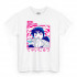 Біла чоловіча футболка з аніме-принтом «T-shirt Naruto - Rock Lee»