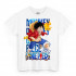 Біла чоловіча футболка з аніме-принтом «T-shirt One Piece - Monckey D. Rufy»