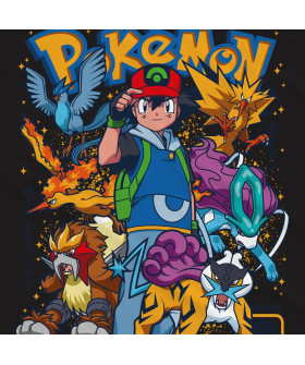 Біла чоловіча футболка з аніме-принтом «T-shirt Pokemon - Legends»