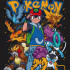 Біла чоловіча футболка з аніме-принтом «T-shirt Pokemon - Legends»