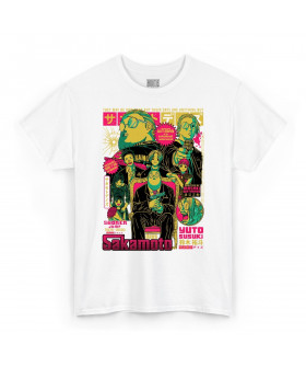 Біла чоловіча футболка з аніме-принтом «T-shirt Sakamoto Days - The Boss»