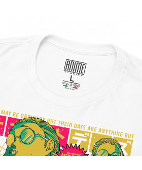 Біла чоловіча футболка з аніме-принтом «T-shirt Sakamoto Days - The Boss»