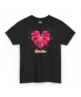 Чорна чоловіча футболка з аніме-принтом «T-shirt Sailor Moon - Nastro Cuore»