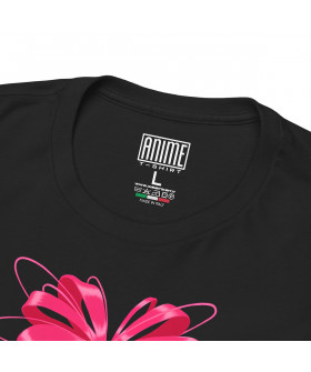 Чорна чоловіча футболка з аніме-принтом «T-shirt Sailor Moon - Nastro Cuore»