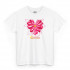 Біла чоловіча футболка з аніме-принтом «T-shirt Sailor Moon - Nastro Cuore»