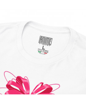 Біла чоловіча футболка з аніме-принтом «T-shirt Sailor Moon - Nastro Cuore»