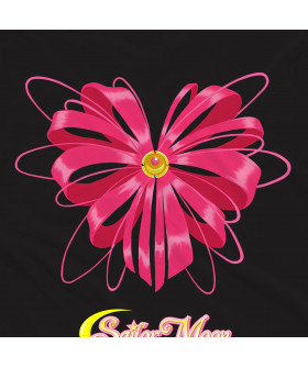 Біла чоловіча футболка з аніме-принтом «T-shirt Sailor Moon - Nastro Cuore»