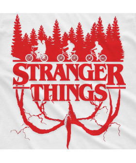 Чорна чоловіча футболка з аніме-принтом «T-shirt Stranger Things - Mind Flayer»