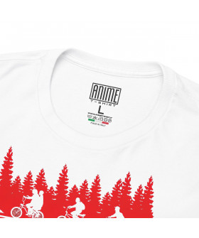 Біла чоловіча футболка з аніме-принтом «T-shirt Stranger Things - Mind Flayer»
