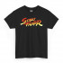 Чорна чоловіча футболка з аніме-принтом «T-shirt Street Fighter - Logo»