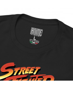 Чорна чоловіча футболка з аніме-принтом «T-shirt Street Fighter - Logo»