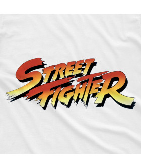 Чорна чоловіча футболка з аніме-принтом «T-shirt Street Fighter - Logo»