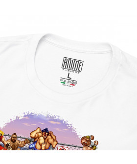 Біла чоловіча футболка з аніме-принтом «T-shirt Street Fighter - No Parking»