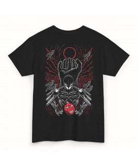 Чорна чоловіча футболка з аніме-принтом «T-shirt Berserk - Eclipse Murales»