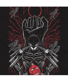 Чорна чоловіча футболка з аніме-принтом «T-shirt Berserk - Eclipse Murales»