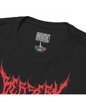 Чорна чоловіча футболка з аніме-принтом «T-shirt Berserk - Griffith Murales»