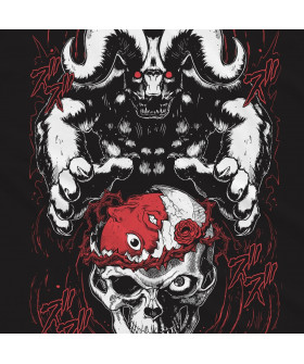 Чорна чоловіча футболка з аніме-принтом «T-shirt Berserk - Zodd Murales»