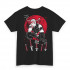 Чорна чоловіча футболка з аніме-принтом «T-shirt Demon Slayer - Uzui Murales»