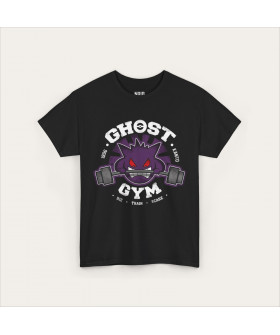 Чорна футболка Gengar Ghost Gym з аніме-принтом
