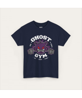 Темно-синя футболка Gengar Ghost Gym з аніме-принтом