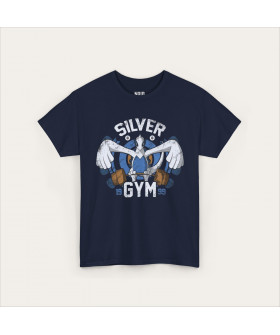 Темно-синя футболка Lugia Silver Gym з аніме-принтом